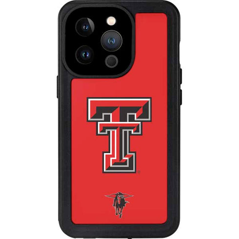 Texas Tech University Red Raiders iPhone 15 Pro Waterproof Case